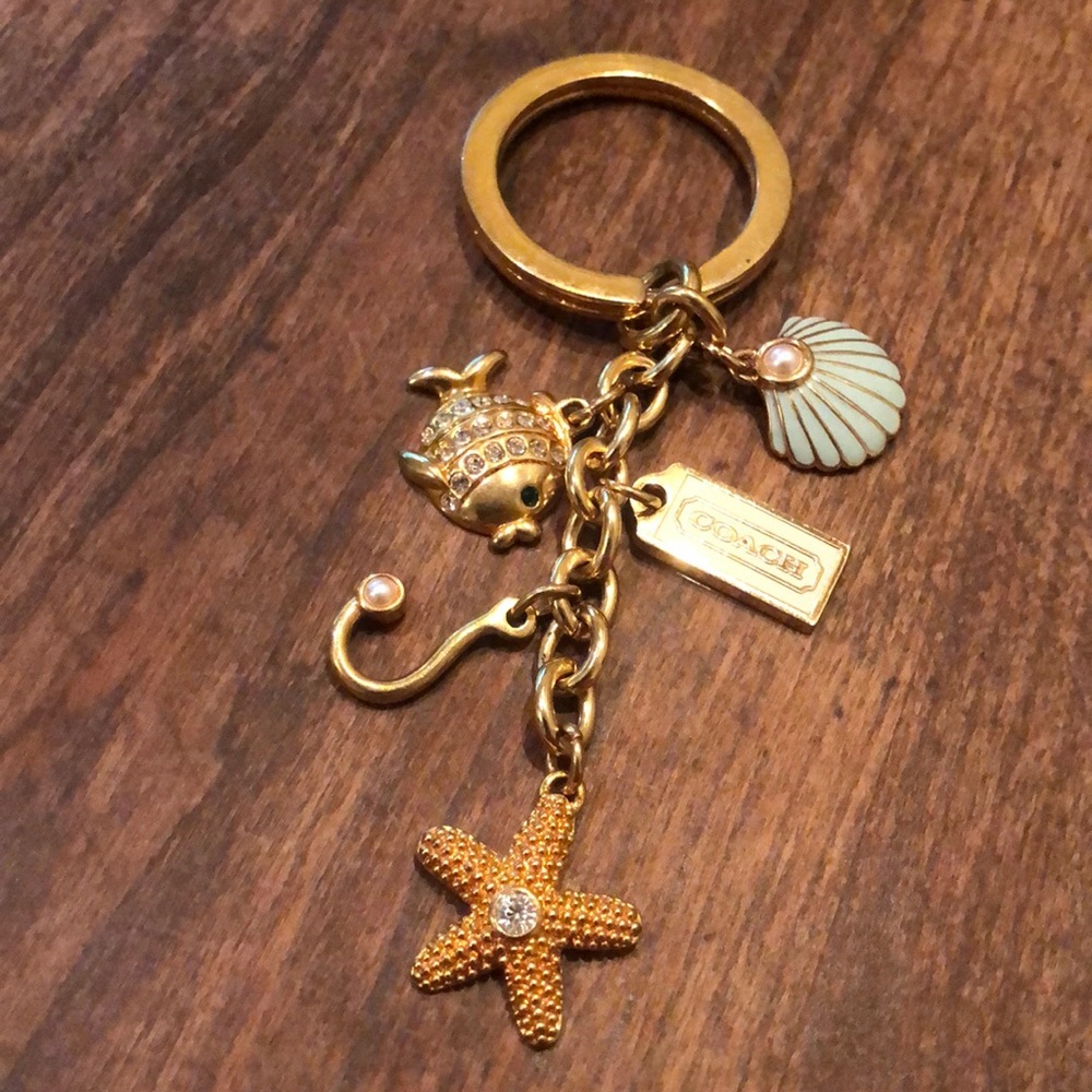 Coach Under The Sea Keychain